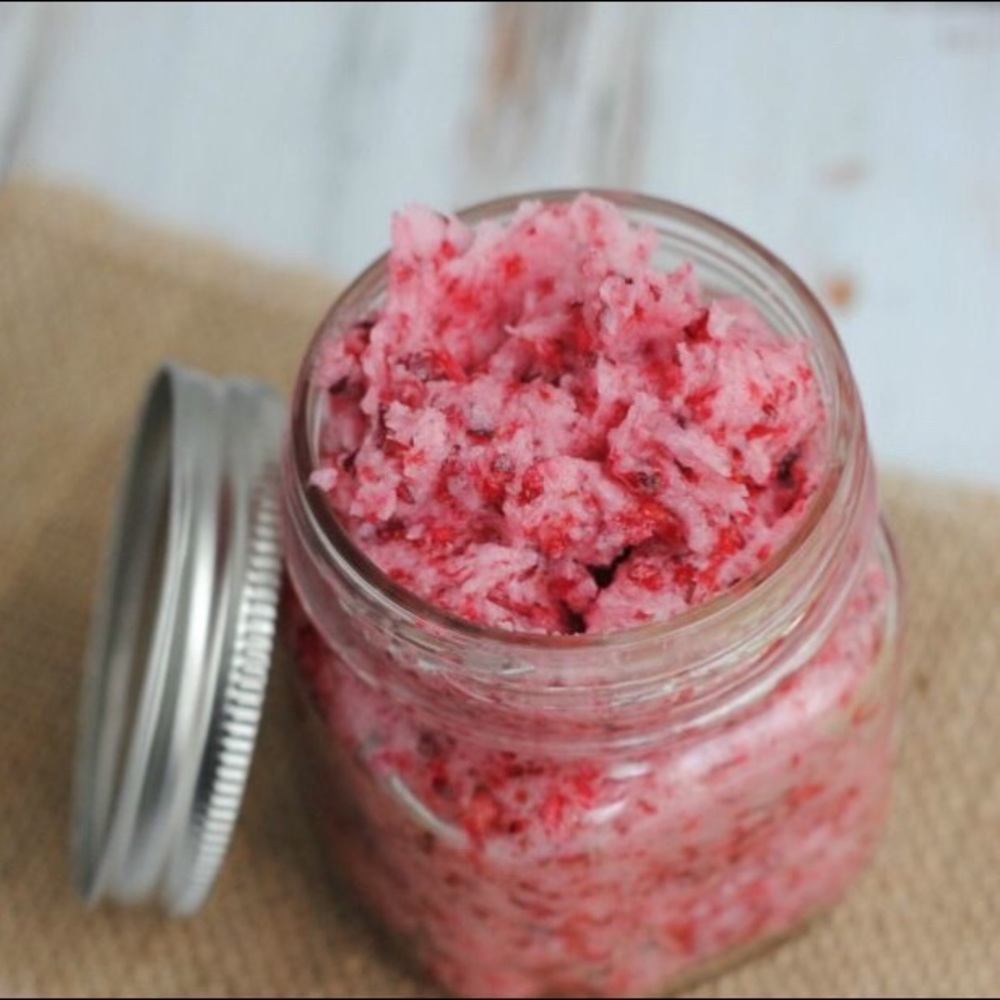 Cranberry Homemade Sugar Scrub